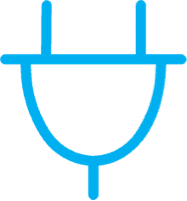 Electrical plug icon